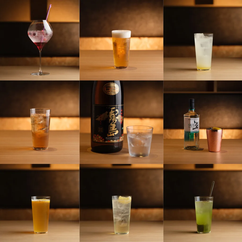 飲み放題メニュー