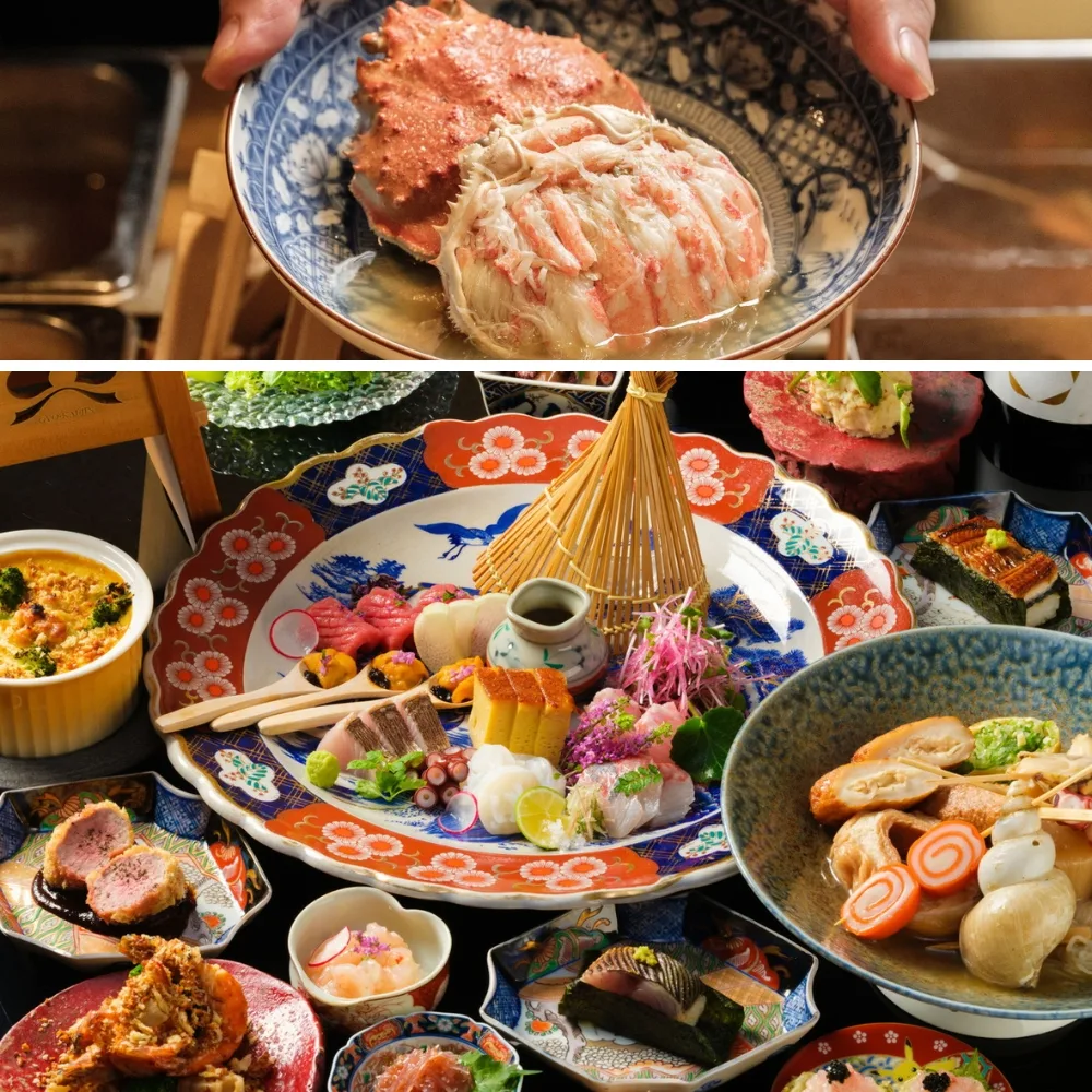 【平日限定】おでんのかに面付き+最高峰の至福。魚界人のプラチナコース